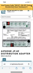 Aiphone JM-8Z Distribution Adapter - Picture 1 of 3