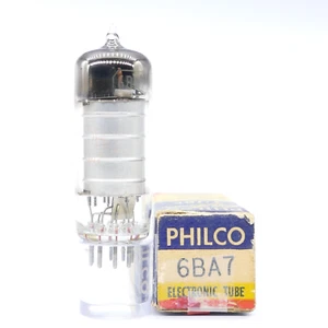 One Excellent PHILCO by TUNG-SOL 6BA7 Tube NOS NIB Tests: 110% TV-7 - Picture 1 of 1