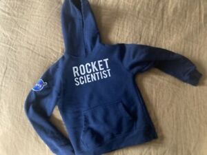 Rocket Scientist NASA hooded sweatshirt boys girls unisex navy blue hoodie 10