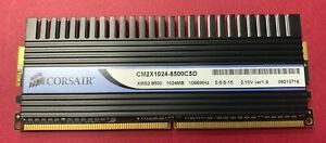 CORSAIR DOMINATOR 1GB XMS2-8500 1024MB COMPUTER RAM MEMORY CM2X1024-8500C5D 