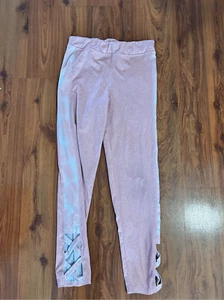 Btween active girls tie-dye leggings with bottom crisscross detail size XL 12 - Picture 1 of 5