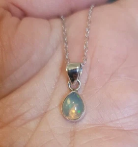 A Beautiful Ethiopian Opal Pendent on .925 SS with SS Chain Included. - Picture 1 of 3