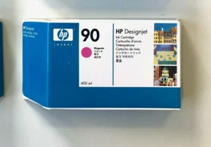 Original HP Ink Designjet 4000 4020 4500 / No. 90 C5063A Magenta 400ml Ink - Zdjęcie 1 z 1