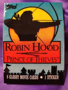 Pack of 8-1991 Topps Robin Hood Prince Of Thieves, 1 Sealed Wax PACK From Wax Bo - Picture 1 of 2