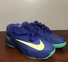 NEW Nike Lunar Ballistic 1.5 LG Rafa Nadal Tennis Shoe Blue 812939-400 Size 7