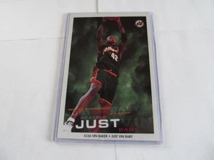 MINT 1990's VIN BAKER "JUST VIN BABY" SEATTLE SUPERSONICS ORIGINAL MINI POSTER - Picture 1 of 1