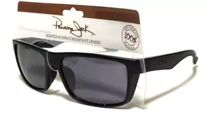 NEU PANAMA JACK Herren Sonnenbrille mattschwarze Gläser quadratisch lässig klassisch - Bild 1 von 7