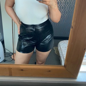 leather shorts ebay