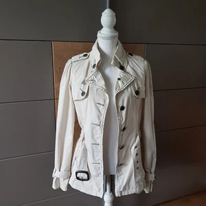 Damen Jacke, 🧥 Kurzmantel, Trenchcoat von KHUJO, Größe M (eher S) echt chic 😊 - Bild 1 von 6