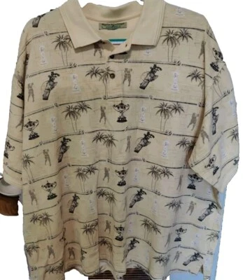 Camisa Polo BOCA CLASSICS Para Hombres Club de Golf Crema Atletismo Golfista  Foto 1 de 4