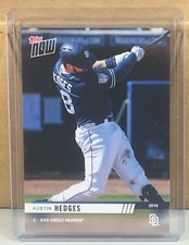 2019 TOPPS NOW ROAD TO OPENING DAY #OD-428 AUSTIN HEDGES SD PADRES PRINT RUN 373