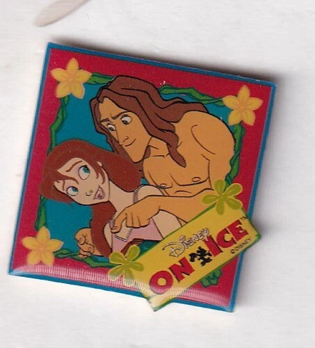 Prendedor Tarzán y Jane de Disney sobre Hielo Auténtico Disney Foto 1 de 1
