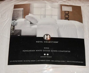 Hotel Collection KING Down Alternative Comforter Medium Weight 50 OZ 450TC $760 - Picture 1 of 4