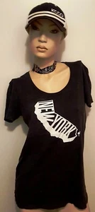 Camiseta The Chive New York Forma California Damas Carbón Talla XL Chivery NY CA - Imagen 1 de 5