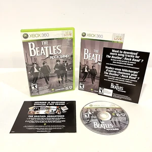THE BEATLES ROCKBAND MICROSOFT XBOX 360 COMPLETE SET MUSIC GAME 2009 HARMONIX - Picture 1 of 5