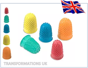 Fingerkegel - Gummi-Fingerhut - Fingerhut - Nähen - verschiedene Größen / Mengen - Bild 1 von 6