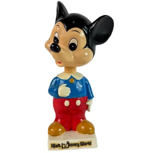 Vintage 70s Walt Disney World Mickey Mouse Bobble Head Nodder Toy Collectible - Picture 1 of 15