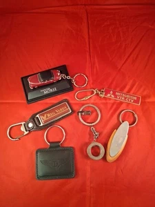 Vintage Car Keyrings Bentley Mitsubishi Mazda Bmw Bundle 10 - Picture 1 of 8