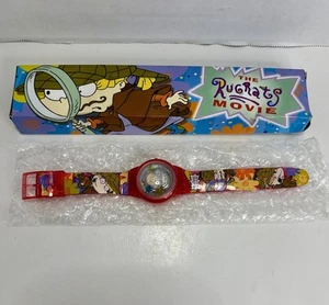 VTG The Rugrats Movie Floating Flowers Angelica Wrist Watch Burger King 1998 New - Picture 1 of 20