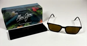 Occhiali da sole Maui Jim marrone avana venatura legno uomo polarizzati Italia spiaggia O2244-10 - Foto 1 di 11