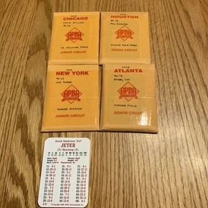 Set carte APBA Baseball 2005 MLB stagione squadra SOLO.  Lotto set 4 squadre.  VINTAGE - Foto 1 di 5