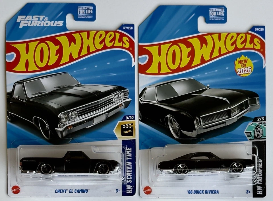 Chevy El Camino Hot Wheels + Buick Riviera 66 [Lote de 2] Foto 1 de 1