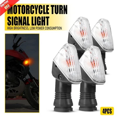 Lámpara indicadora de señal de giro delantera trasera 4 piezas para Kawasaki KLR 650 KLR650 2008-2017 Foto 1 de 4