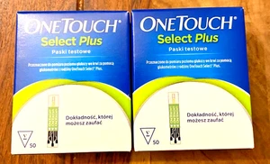 100Stk*OneTouch Select Plus Blutzuckerteststreifen NEU/OVP 06/2026 (2x50 Stk) - Bild 1 von 1