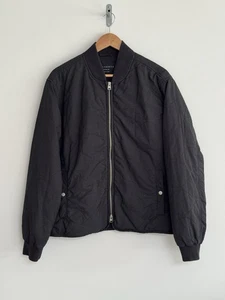 Chaqueta bomber acolchada "Vesco" de Allsaints forrada negra mediana ** SUPERB ** - Imagen 1 de 15
