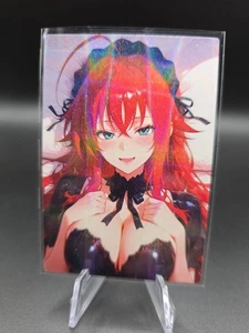 Rias Gremory Anime Waifu Card Doujin ACG Goddess Holo - Picture 1 of 5