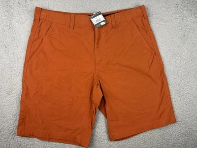 Pantalones Cortos Eddie Bauer Para Hombre 36 Marrón Naranja Voyager Flex Chino Adobe Elastizados Nuevos Foto 1 de 4