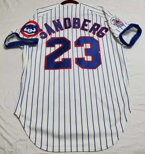 AUTHENTIC RAWLINGS RYNE SANDBERG 52 2XL CHICAGO CUBS VINTAGE 1991 Jersey RARE! - Picture 1 of 4