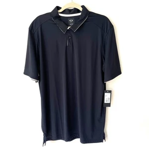 Oakley Divisional Polo Shirt XXL Black Regular Moisture-Wicking Mens Golf NWT - Picture 1 of 9