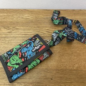 Smiggle children's dinosaur print tri-fold wallet - Picture 1 of 10