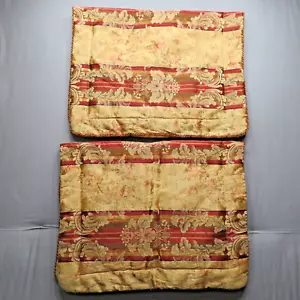 CROSCILL USA 39X26 SET OF TWO KING SIZE TUSCAN PILLOW SHAM CASES VTG - Picture 1 of 12