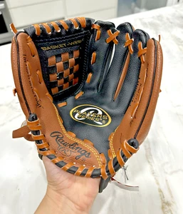 Guanto da baseball Rawlings Youth marrone lancio sinistro serie giocatore PL950BT - Foto 1 di 6