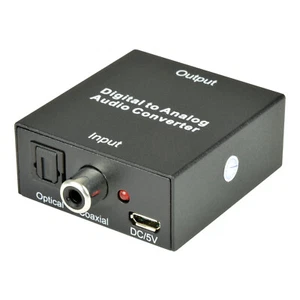Óptica Digital / Spdif A Analógico Rca Phono Audio TV / Hifi / Sonido Conversor - Imagen 1 de 5