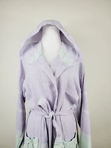 Luxus Bademantel Unisex Dicke Baumwolle Taschen Kimono Türkisches Handtuch, Handwebstuhl Morgenmantel - Bild 1 von 18