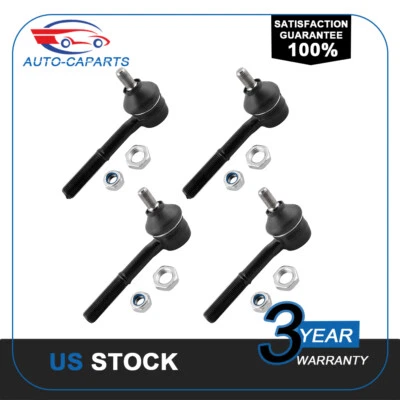 Extremos Tierod de varilla de amarre interior exterior 4 piezas para Nissan D21 1994 Pathfinder 1993-1995 Foto 1 de 4