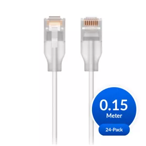 Ubiquiti UniFi Etherlighting Patch Cable, 24 Pack, Indoor, 0.15m, White/Transluc - Picture 1 of 1