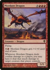 Mordant Dragon Worldwake NM Red Rare MAGIC THE GATHERING MTG CARD ABUGames
