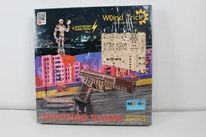 Wood Trick Shooting Range Model Mechanical 3D Wooden Puzzle Build Toy - Picture 1 of 11