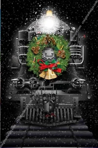 Zug,4-12-2,Union Pacific,Lok,Dampflok,Nr 9000,Eisenbahn,Weihnachten,RR - Bild 1 von 5