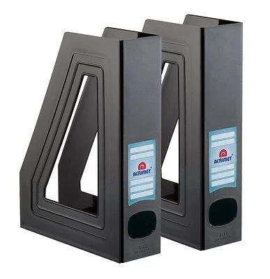Acrimet Magazine File Holder (Pack with Two) (Black) - Image 1 of 4