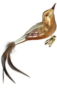 Inge Glas Bird Clip-On Warm Welcome 1-062-10 German Glass NEW w/FREE Gift Box - Picture 1 of 2