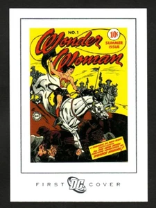 DC LEGACY FIRST TITLE COVERS INSERT CARD FC3 WONDER WOMAN ISSUE 1 - Bild 1 von 1