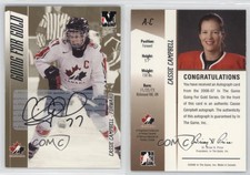 2006-07 ITG Going for Gold Women's National Team Cassie Campbell #A-C Auto