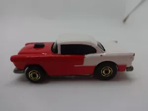 Chevy 55 Hot Wheels 1:64 1978 rojo y blanco con ruedas ho doradas - suelto y limpio - Imagen 1 de 6