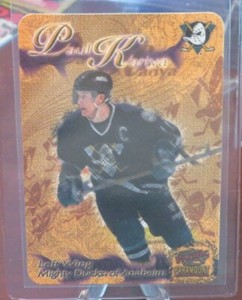 #1488 1997-98 Pacific Paramount Photo Engravings PAUL KARIYA #1