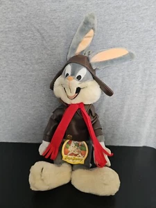 Bugs Bunny Pilot 24K Special Effects Vintage Plush Warner Bro 1993 NEW WITH TAG - Picture 1 of 6
